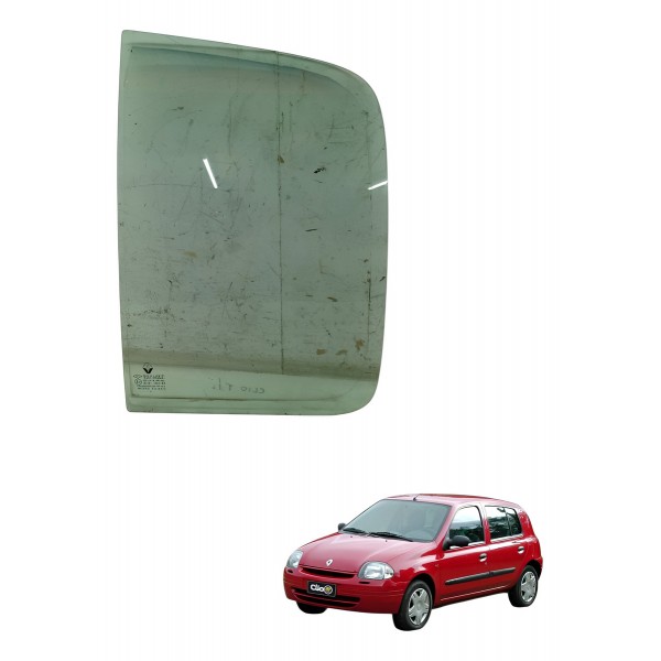 Vidro Fixo Traseiro Esquerdo Renault Clio 2002 Vidro Fixo Traseiro Esquerdo Renault Clio 2002