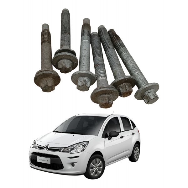Kit Parafuso Fixação Agregado Citroen C3 2015 2016 2017 2018 Kit Parafuso Fixação Agregado Citroen C3 2015 2016 2017 2018