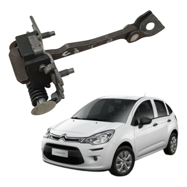 Limitador Porta Traseiro Direito Citroen C3 1.6 2016 2017 Limitador Porta Traseiro Direito Citroen C3 1.6 2016 2017