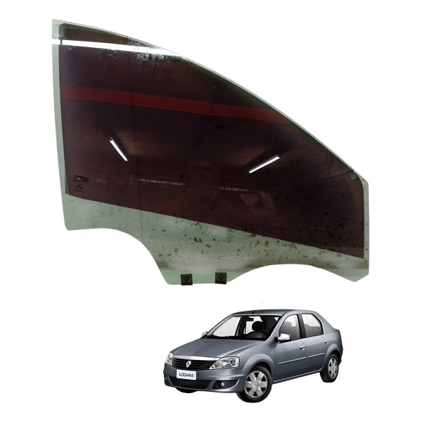 Vidro Porta Dianteiro Direito Renault Logan 2008 200 92010 Vidro Porta Dianteiro Direito Renault Logan 2008 200 92010