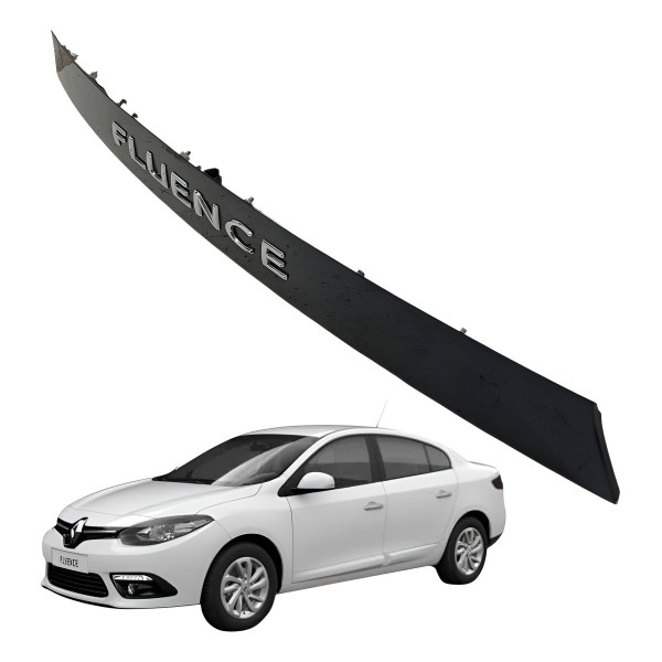 Friso Aplique Tampa Traseira Renault Fluence 2011 Azul Friso Aplique Tampa Traseira Renault Fluence 2011 Azul