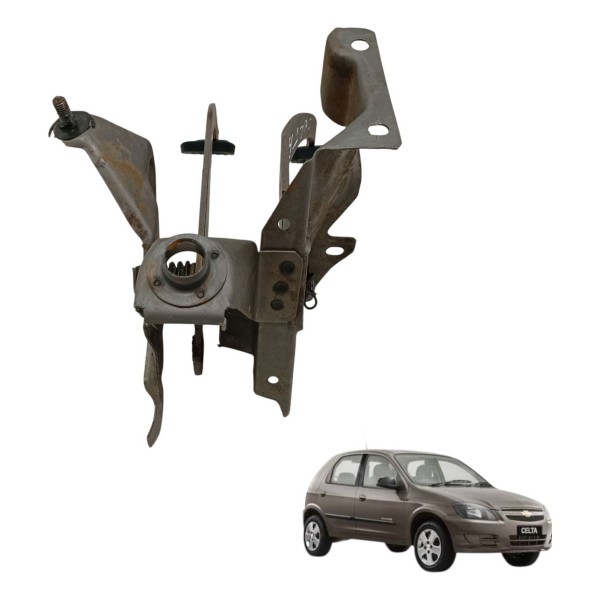 Pedaleira Freio Embreagem Chevrolet Celta 1.0 2007 2008 2009 Pedaleira Freio Embreagem Chevrolet Celta 1.0 2007 2008 2009