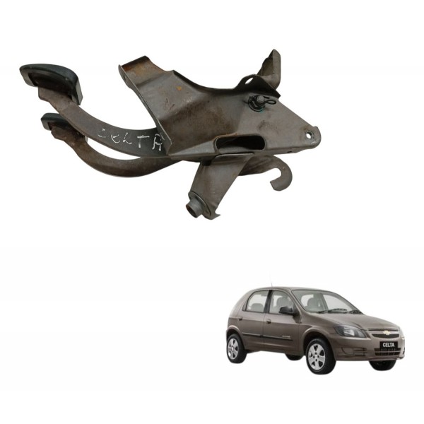 Pedaleira Freio Embreagem Chevrolet Celta 1.0 2007 2008 2009 Pedaleira Freio Embreagem Chevrolet Celta 1.0 2007 2008 2009