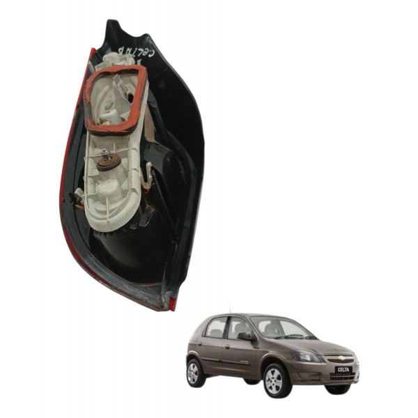 Lanterna Traseira Direita Chevrolet Celta 1.0 2007 Detalhe Lanterna Traseira Direita Chevrolet Celta 1.0 2007 Detalhe