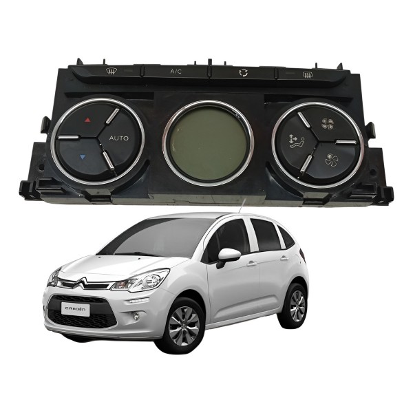 Comando Digital Ar Condicionado Citroen C3 2017 2018 2019 Comando Digital Ar Condicionado Citroen C3 2017 2018 2019