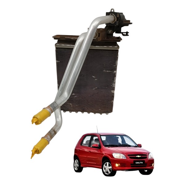 Radiador Ar Quente Chevrolet Celta 1.0 2008 2009 2010 2011 Radiador Ar Quente Chevrolet Celta 1.0 2008 2009 2010 2011