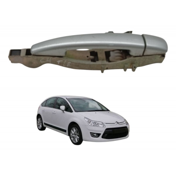 Maçaneta Externa Traseira Esquerda Citroen C4 2014 2015