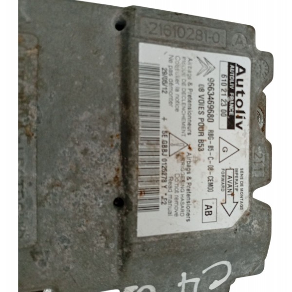 Modulo Central Airbag Citroen C4 1.6 2010 2011 2012 2013 Modulo Central Airbag Citroen C4 1.6 2010 2011 2012 2013