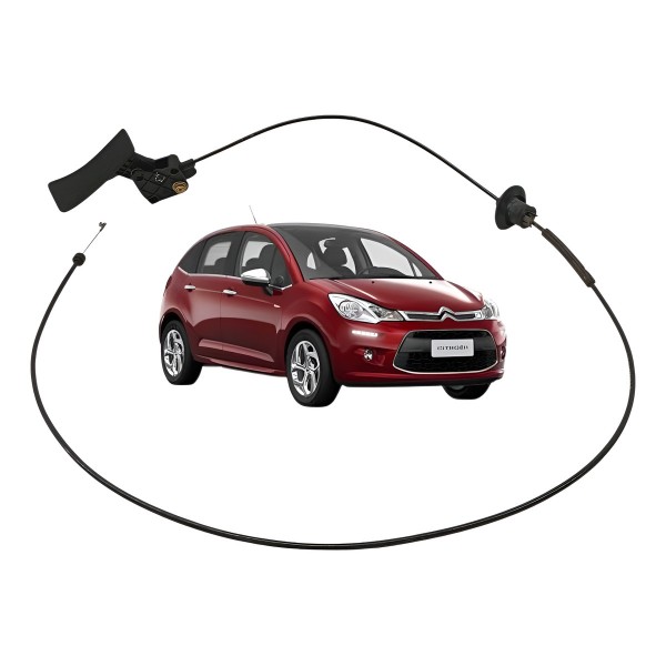 Alavanca Cabo Abertura Capo Citroen C3 1.6 2017 2018 2019