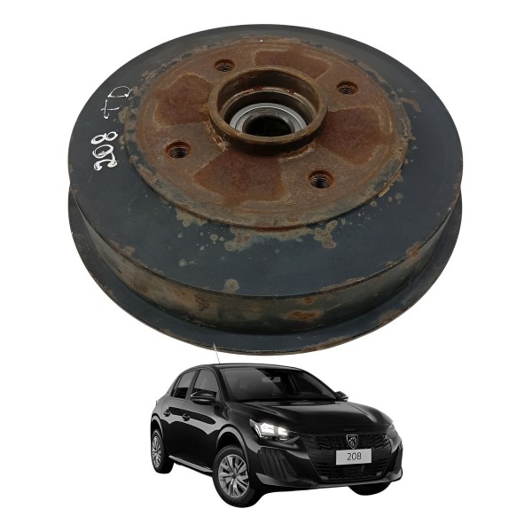 Panela Tambor Freio Traseiro Direito Peugeot 208 2014 2015 Panela Tambor Freio Traseiro Direito Peugeot 208 2014 2015