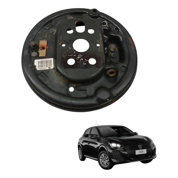 Sapata Espelho Freio Traseiro Direito Peugeot 208 2014 2015