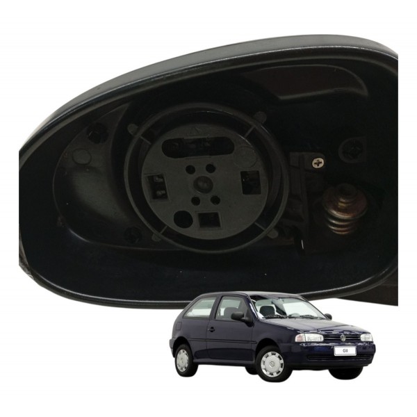 Retrovisor Esquerod Volkswagen Gol 1.8 Cl 1997 1998 Detalhe Retrovisor Esquerod Volkswagen Gol 1.8 Cl 1997 1998 Detalhe