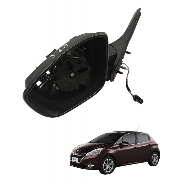 Retrovisor Esquerdo Sem Espelho Peugeot 208 1.5 2013 2014 Retrovisor Esquerdo Sem Espelho Peugeot 208 1.5 2013 2014