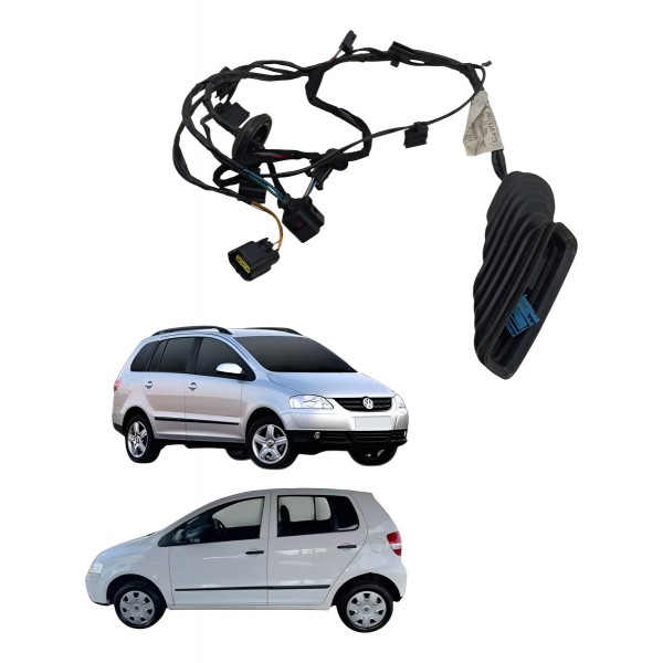 Chicote Porta Traseira Esquerda Volkswagen Fox Spacefox 2006 Chicote Porta Traseira Esquerda Volkswagen Fox Spacefox 2006