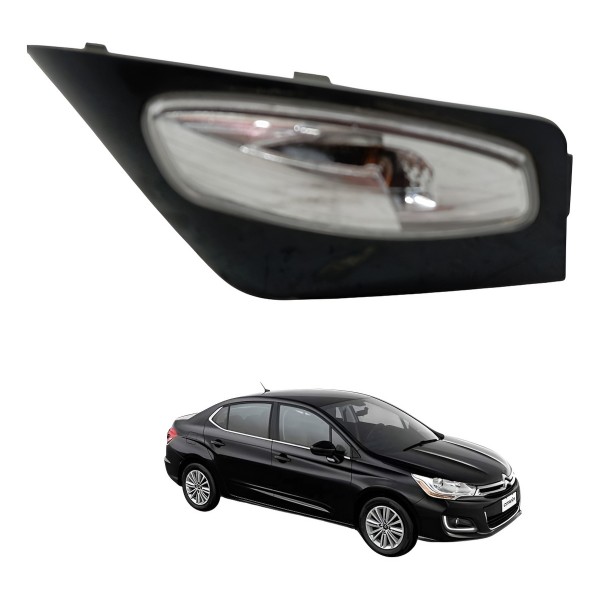 Moldura Pisca Retrovisor Direito Citroen C4 Lounge 2014 2015 Moldura Pisca Retrovisor Direito Citroen C4 Lounge 2014 2015
