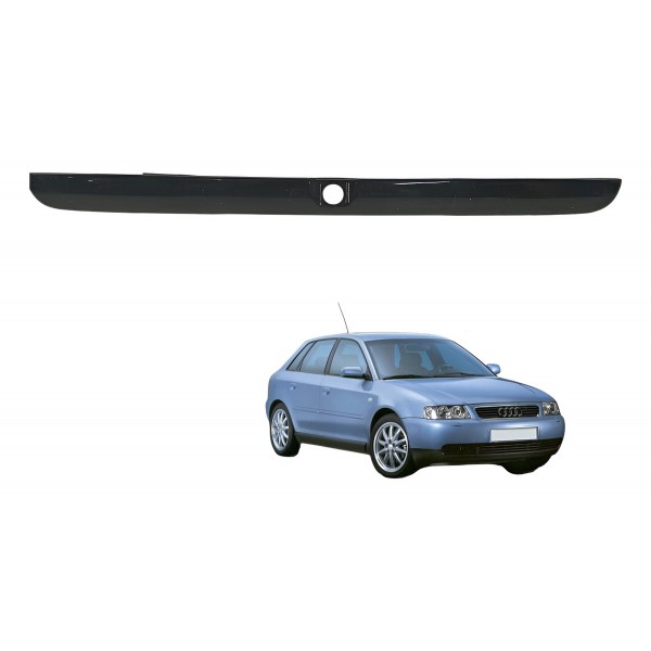 Moldura Friso Tampa Traseira Luz Placa Audi A3 2002 2003 Moldura Friso Tampa Traseira Luz Placa Audi A3 2002 2003