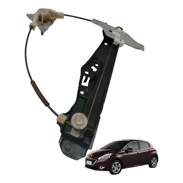 Maquina Vidro Traseiro Direito Peugeot 208 2014 2015 2016 Maquina Vidro Traseiro Direito Peugeot 208 2014 2015 2016