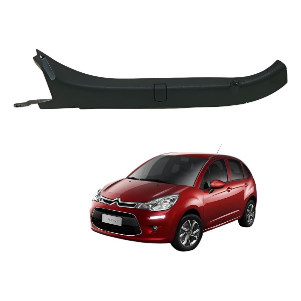 Acabamento Tampa Traseira Esquerda Citroen C3 2016 2017
