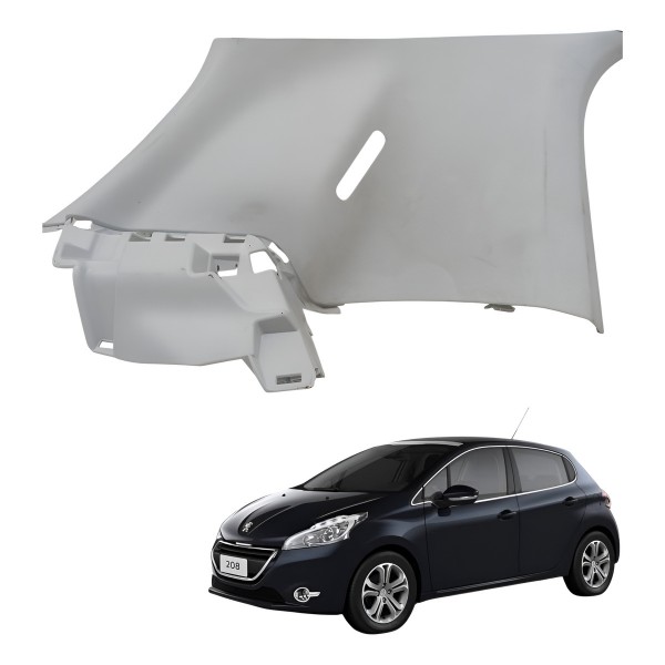Moldura Direito Bagagito Peugeot 208 Allure 2014 2015 Moldura Direito Bagagito Peugeot 208 Allure 2014 2015