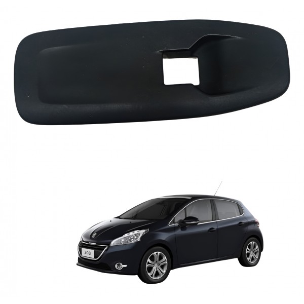 Moldura Botão Vidro Eletrico Peugeot 208 Allure 2015 2016 Moldura Botão Vidro Eletrico Peugeot 208 Allure 2015 2016