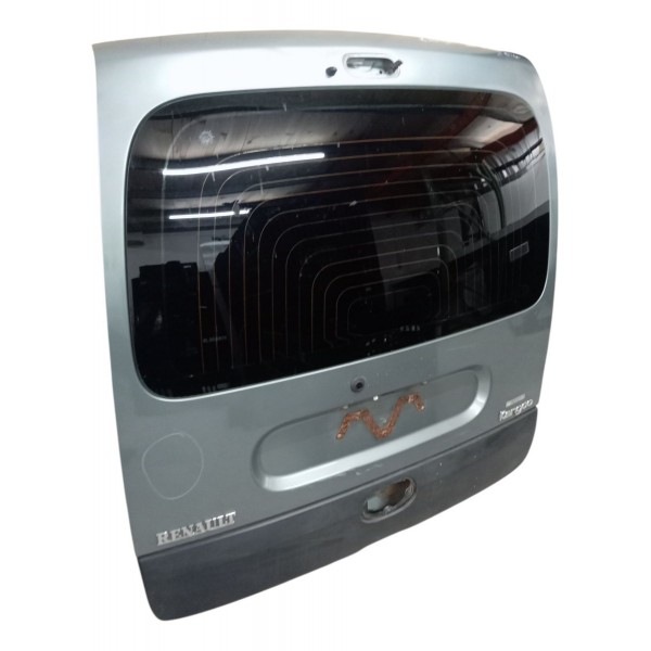 Tampa Traseira Renault Kangoo Expression Verde 2003 Detalhe Tampa Traseira Renault Kangoo Expression Verde 2003 Detalhe