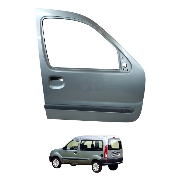 Porta Dianteira Direita Renault Kangoo Verde 4p 2002 Detalhe