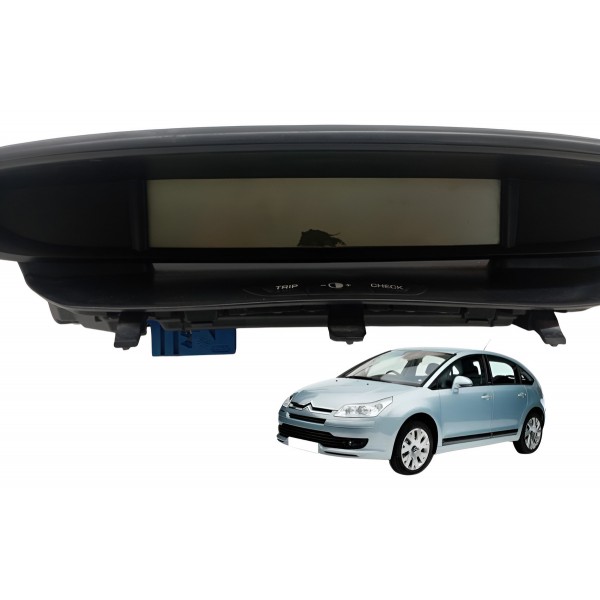 Painel Instrumento Digital Citroen C4 Pallas 2007 Detalhe