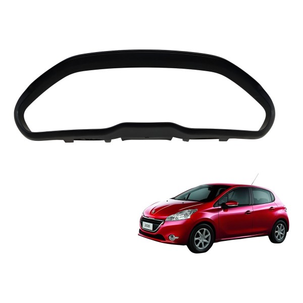 Moldura Painel Instrumentos Peugeot 208 Allure 2014 2015 Moldura Painel Instrumentos Peugeot 208 Allure 2014 2015