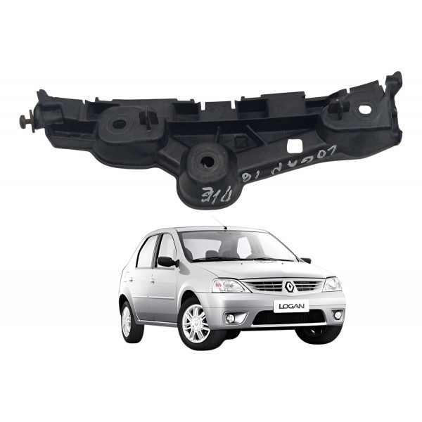 Guia Parachoque Dianteiro Esquerdo Renault Logan 1.0 2009
