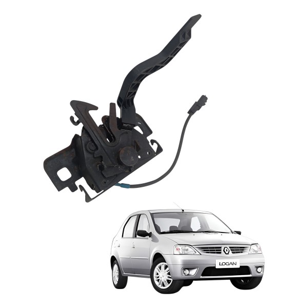 Fechadura Capo Renault Logan Sandero 1.0 2007 2008 2009 Fechadura Capo Renault Logan Sandero 1.0 2007 2008 2009
