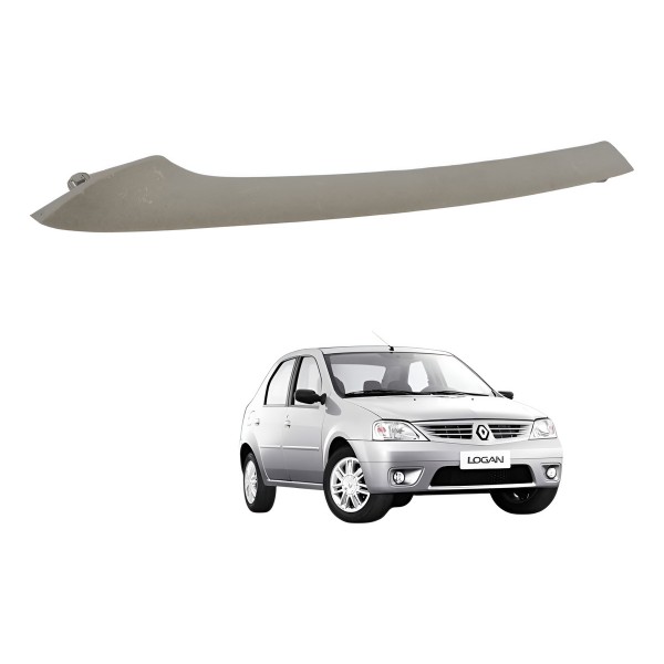 Moldura Coluna Parabrisa Esquerdo Renault Logan Sandero 2008 Moldura Coluna Parabrisa Esquerdo Renault Logan Sandero 2008