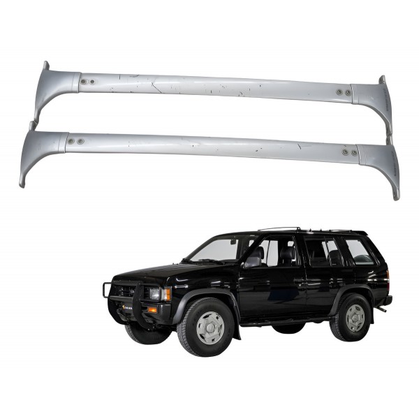 Par Barra Tranversal Trilho Teto Nissan Parthfinder 2013 Par Barra Tranversal Trilho Teto Nissan Parthfinder 2013