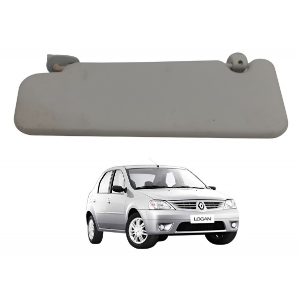 Quebra Sol Direito C/ Espelho Renault Logan 1.0 2008 2009 Quebra Sol Direito C/ Espelho Renault Logan 1.0 2008 2009