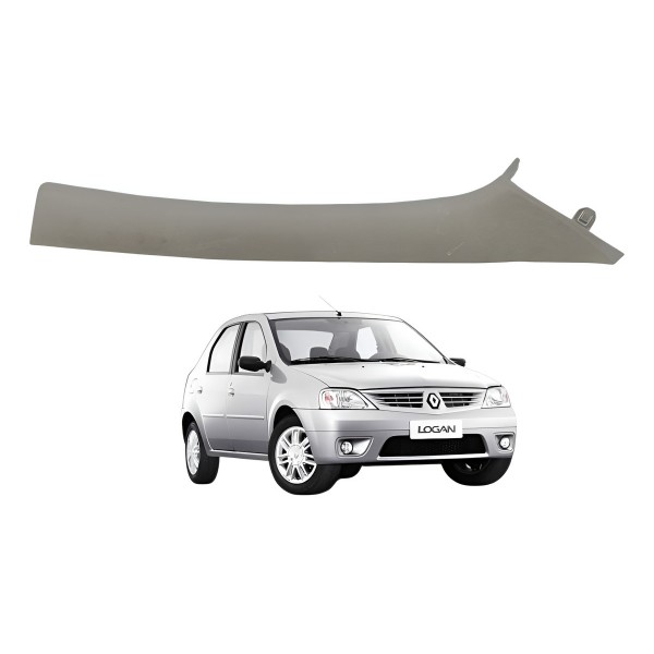 Moldura Coluna Parabrisa Direito Renault Logan Sandero 2008 Moldura Coluna Parabrisa Direito Renault Logan Sandero 2008