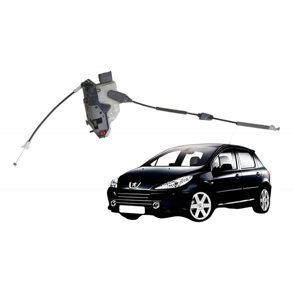 Fechadura Porta Traseiro Direita Peugeot 208  2014 2015 Fechadura Porta Traseiro Direita Peugeot 208  2014 2015