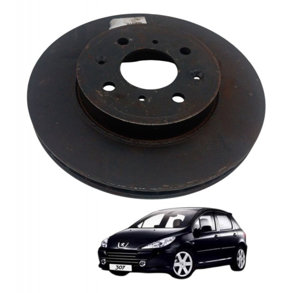 Disco Freio Dianteiro Peugeot 307 Sw 2.0 16v 2005 2006 2007 Disco Freio Dianteiro Peugeot 307 Sw 2.0 16v 2005 2006 2007