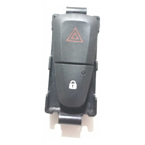 Botão Pisca Alerta Trava Porta Renault Sandero Preto