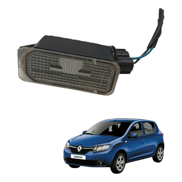 Lanterna Luz Placa Renault Clio Logan Sandero 2017 2018 2019 Lanterna Luz Placa Renault Clio Logan Sandero 2017 2018 2019