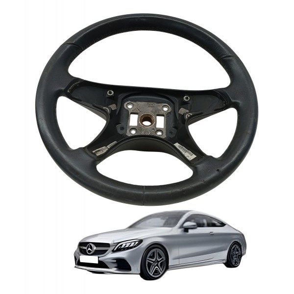 Volante Mercedes Benz C180 C200 2008 2009 2010 2011 Detalhe Volante Mercedes Benz C180 C200 2008 2009 2010 2011 Detalhe
