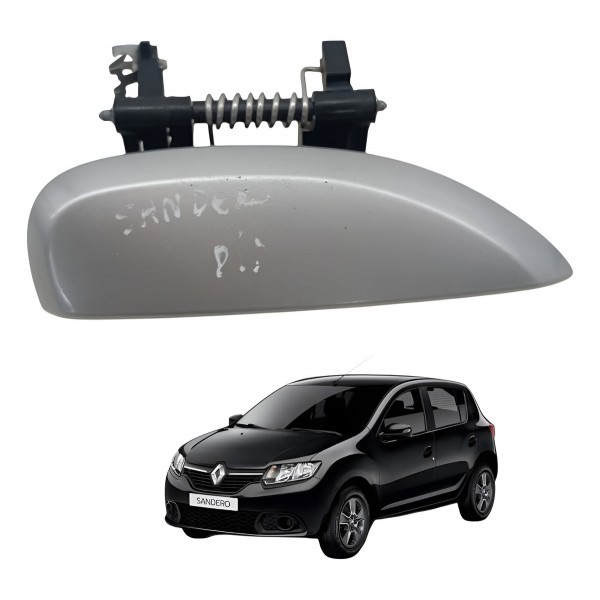 Maçaneta Externa Dianteira Direita Renault Sandero 2017 2018 - Dianteira
