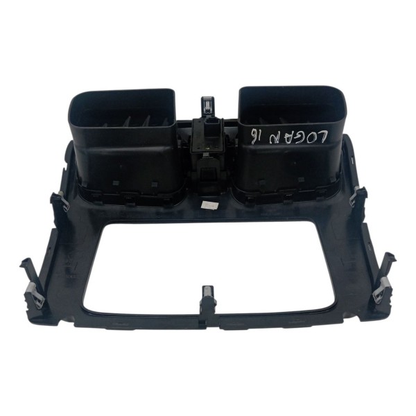 Moldura Painel Central Difusor Ar Renault Logan Sandero 2009 Moldura Painel Central Difusor Ar Renault Logan Sandero 2009