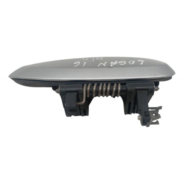 Maçaneta Externa Dianteira Direita Renault Logan 1.0 2009 - Prata - Dianteira