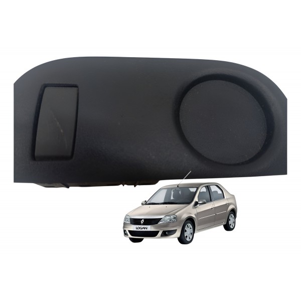 Moldura Botão Falso Retrovisor Renault Logan 1.0 2008 2009 Moldura Botão Falso Retrovisor Renault Logan 1.0 2008 2009