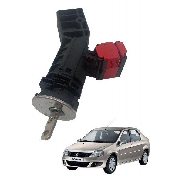 Cilindro Chave Comutador Renault Logan 1.0 2008 2009 2010 Cilindro Chave Comutador Renault Logan 1.0 2008 2009 2010