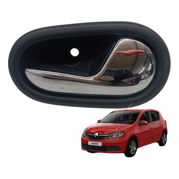Maçaneta Interna Traseira Direita Renault Sandero 1.0 2017 Maçaneta Interna Traseira Direita Renault Sandero 1.0 2017