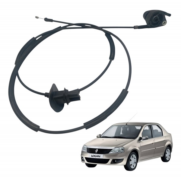 Cabo Alavanca Abertura Capo Renault Logan 1.0 2008 2009 2010 Cabo Alavanca Abertura Capo Renault Logan 1.0 2008 2009 2010