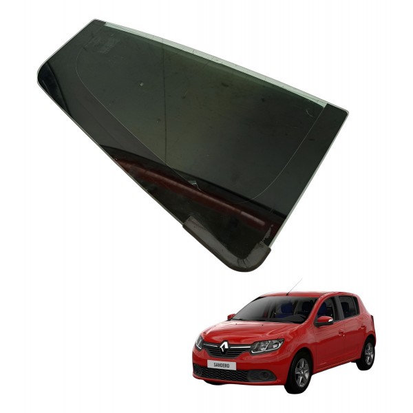 Vidro Fixo Traseiro Esquerdo Renault Sandero 1.0 2017 2018