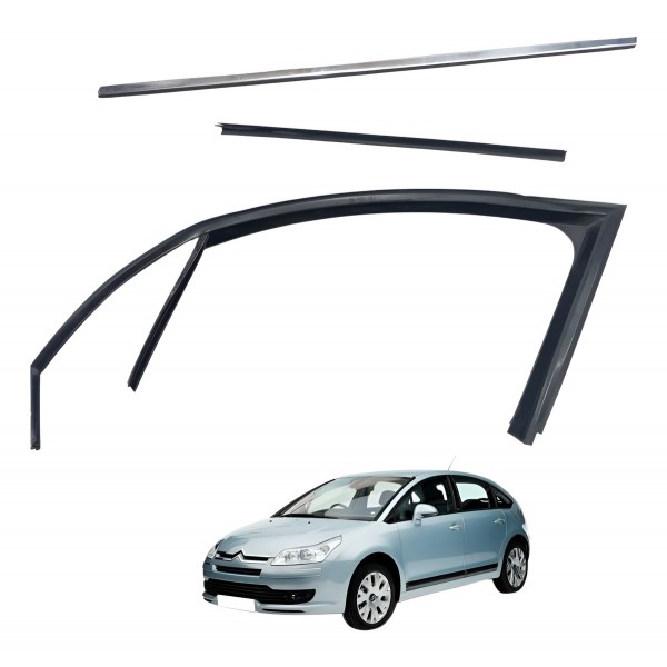 Guarnição Canaleta Dianteira Esquerda Citroen C4 Pallas 2009 Guarnição Canaleta Dianteira Esquerda Citroen C4 Pallas 2009