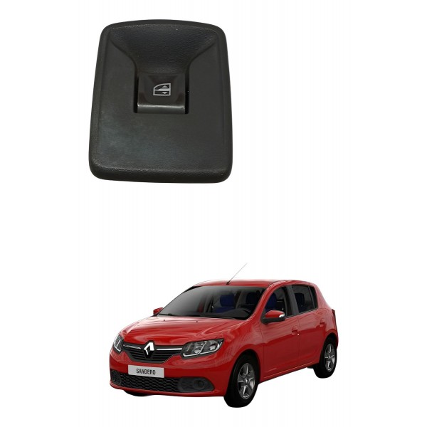 Botão Vidro Elétrico Dianteiro Direito Renault Sandero 2017