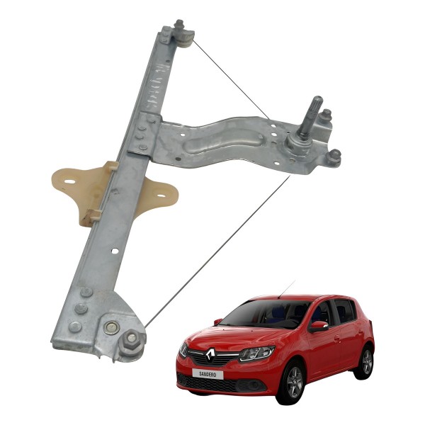 Maquina Vidro Manual Traseiro Esquerdo Renault Sandero 2017 Maquina Vidro Manual Traseiro Esquerdo Renault Sandero 2017